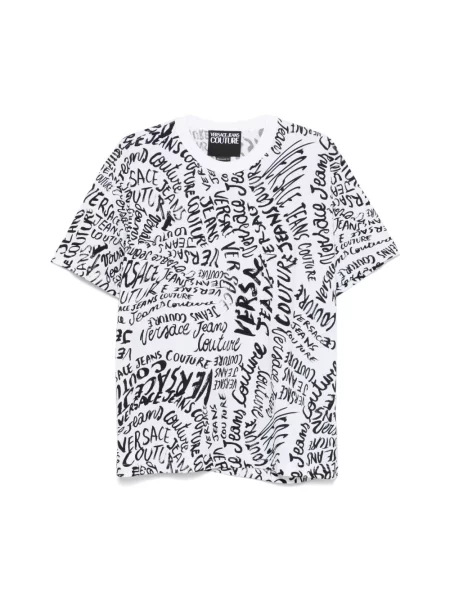 Koszulka polo Versace Jeans Couture biała