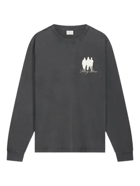 Tricou Filling Pieces lung negru