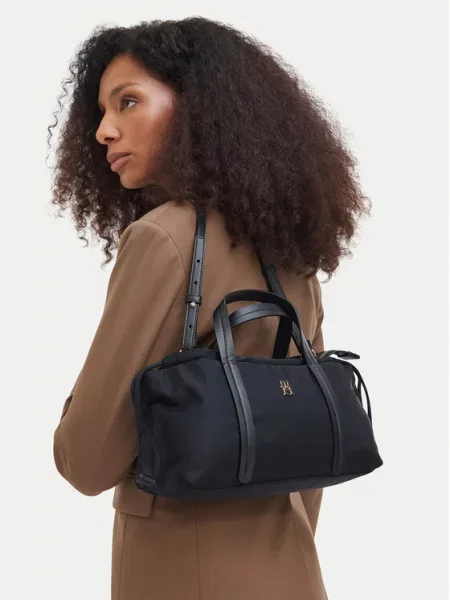 Torbica Tommy Hilfiger Th Soft Nylon Crossover Tamnoplava plava