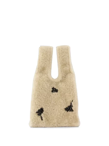 Geantă shopper Simone Rocha din piele de oaie