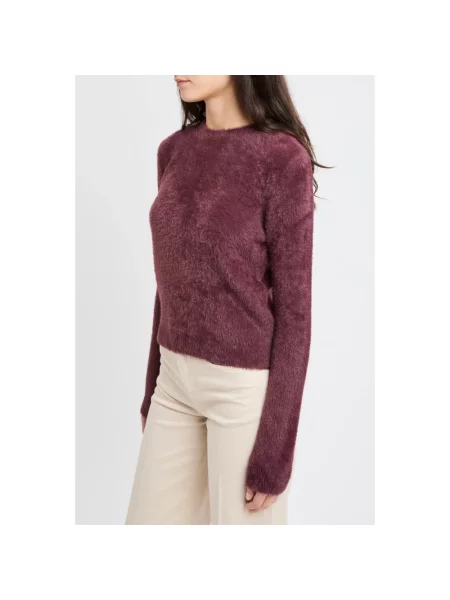 Dzianinowy sweter Kaos czerwony