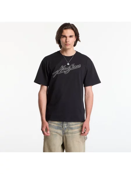 Tričko Karl Kani Kani Jeans Oversized T-Shirt Black S černé