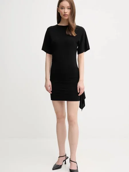 Платье мини Emporio Armani черное