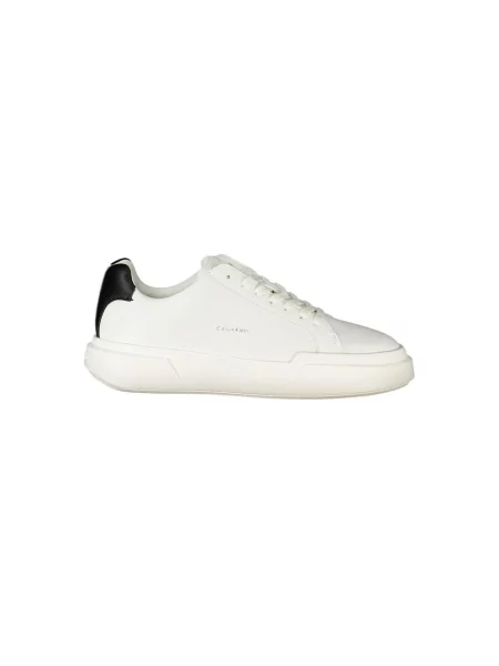 Sneakersy Calvin Klein skórzane białe