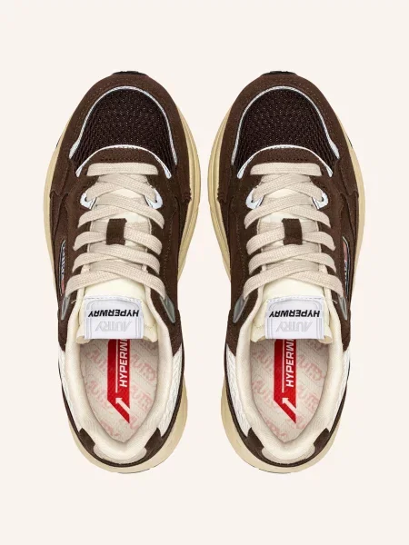 Autry Sneakersy Hyperway Low Um braun białe