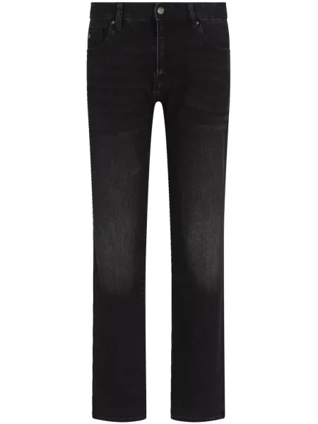 Blugi drepți Armani Exchange negru