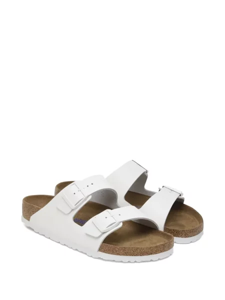 Кожени сандали Birkenstock бяло