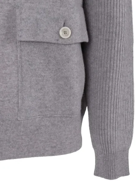 Cardigan Lardini de lână gri