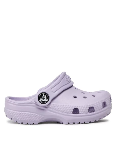 Детские шлепанцы Crocs фиолетовые