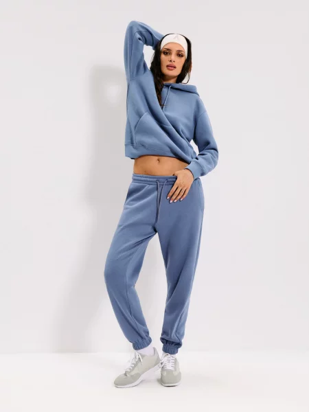 Худі light blue синє