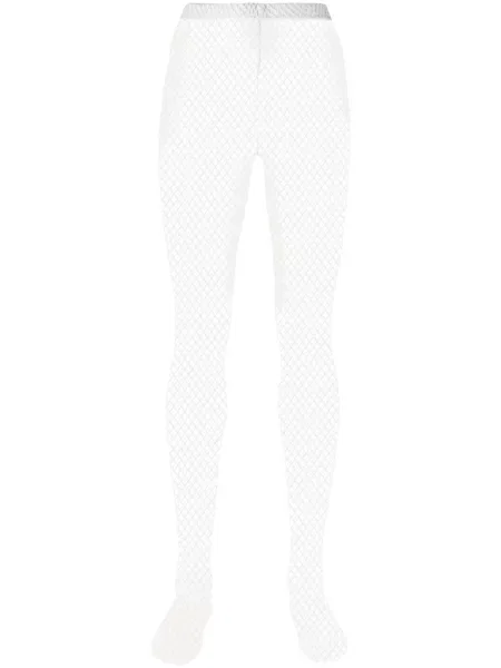 Leggings Comme Des Garçons plasă alb