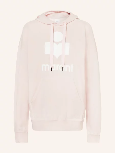 Marant Étoile Mikina S Kapucí Mansel růžová
