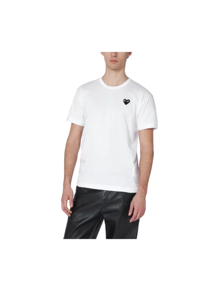 Koszulka polo Comme Des Garcons biała