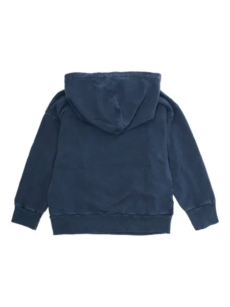 Bluza z kapturem dziecięca Emporio Armani niebieska
