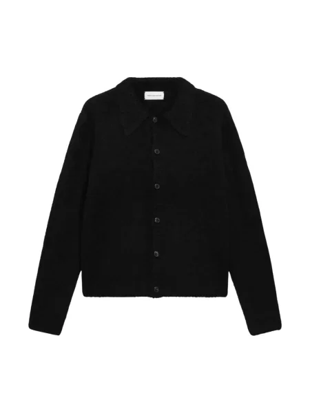 Kardigan Dries Van Noten wełniany czarny