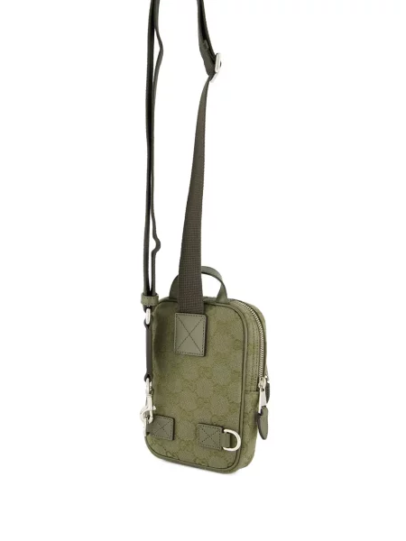 Geantă Gucci din canvas verde