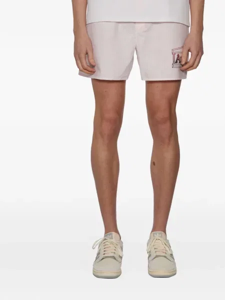 Pantaloni scurți Aries cu autograf roz