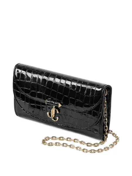 Geantă plic Jimmy Choo negru