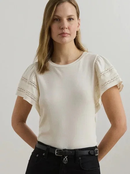 Lauren Ralph Lauren tricou bej