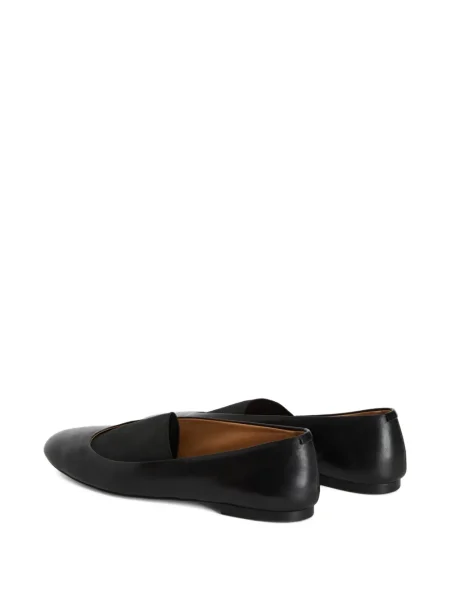 Balerini Jil Sander din piele negru