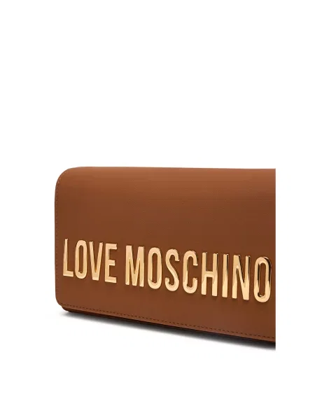 Ročna torba LOVE MOSCHINO Rjava zlata