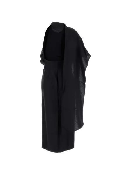 Rochie midi Róhe drapată negru