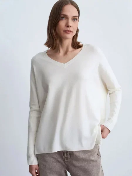Dilvin Pulóver Pullover elefántcsont