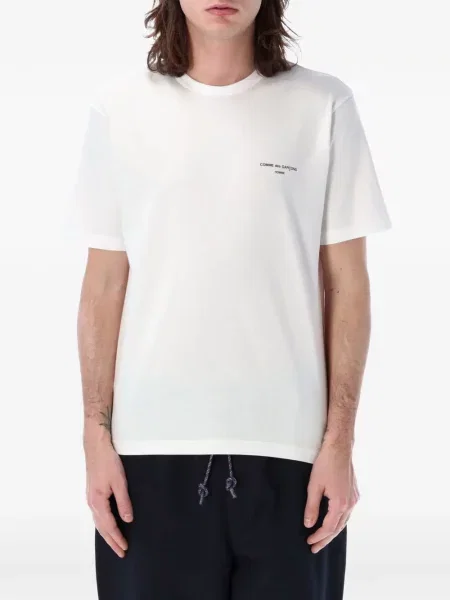 Tricou Comme Des Garcons Homme Plus cu autograf alb