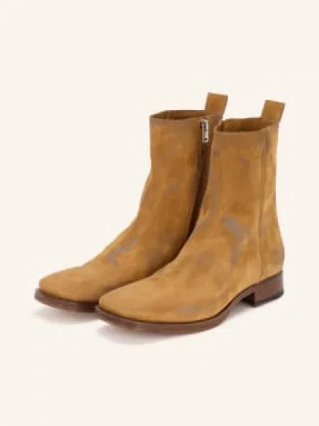 Kotníkové boty Acne Studios šedé