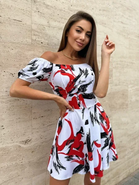 ISSA Plus Сукня міні білий