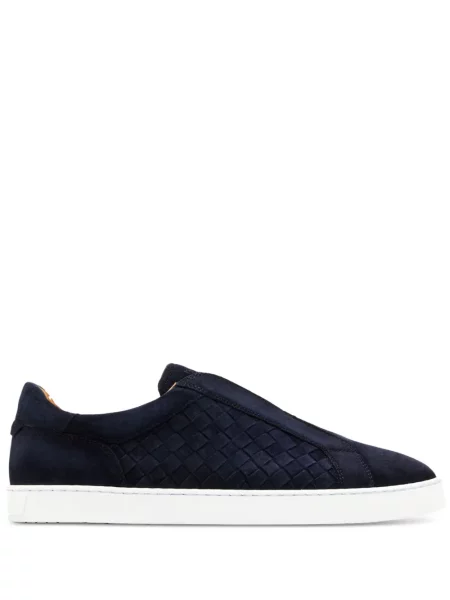 Sneakerși Magnanni din piele de căprioară albastru
