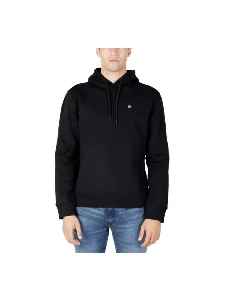 Bluza z kapturem Napapijri z kapturem czarna