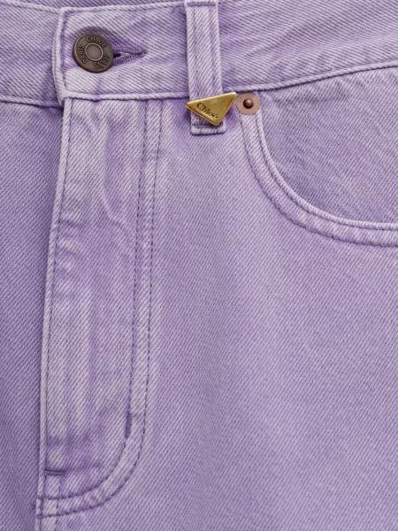 Blugi drepți Chloé violet