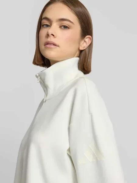 Bluza Soft Lux Quarter-Zip biała