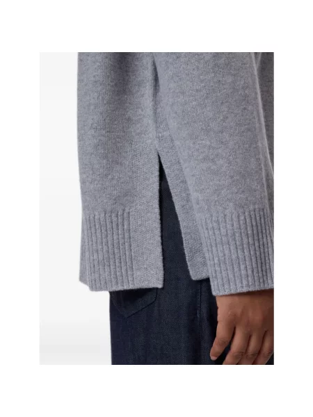 Dzianinowy sweter Closed szary