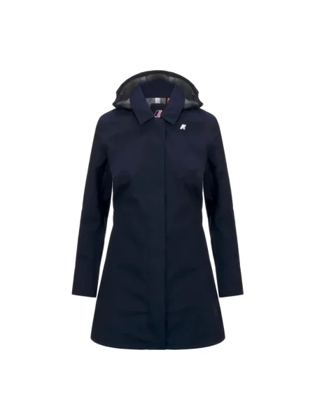 Płaszcz K-way z dżerseju niebieski