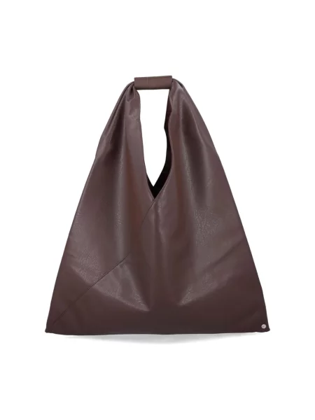 Torebka Mm6 Maison Margiela skórzana brązowa