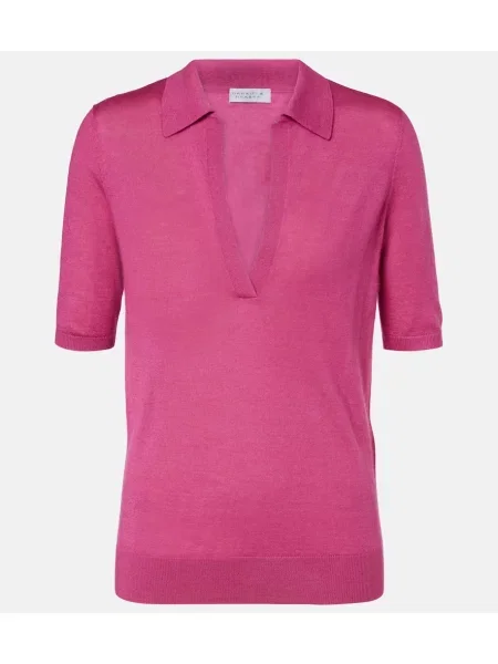 Hedvábné polotričko Gabriela Hearst růžové