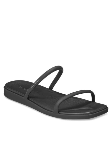 Pantofle Crocs na ramínka černé