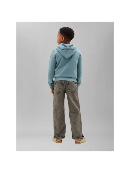 Mikina s kapucňou Calvin Klein Jeans modrá