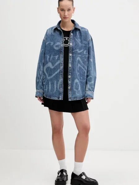 Джинсова сорочка Hugo Blue синя