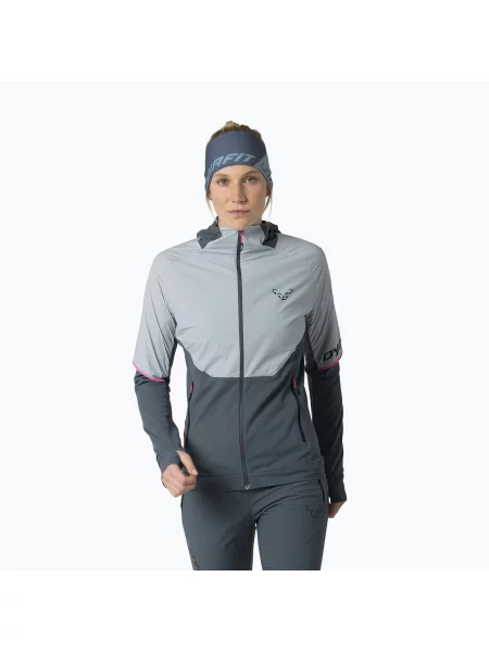 Geacă de alergare pentru femei DYNAFIT Alpine Hybrid cloud blue albastru