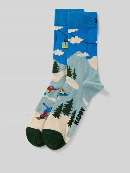 Skarpetki o kroju regular fit z mieszanki wełny z dodatkiem model ‘Cosy’ Camano beżowe
