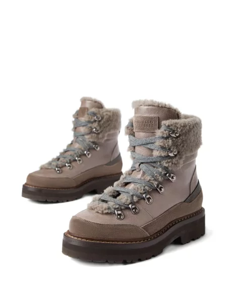 Botine Brunello Cucinelli maro