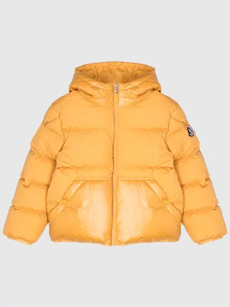 Дитячий пуховик Moncler Enfant жовтий