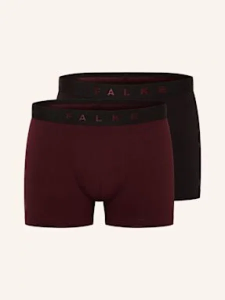 Falke Boxerky 2 Kusy V Balení černá/ tmavě červená černé
