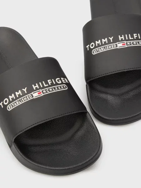 Шлепанцы Tommy Hilfiger черные