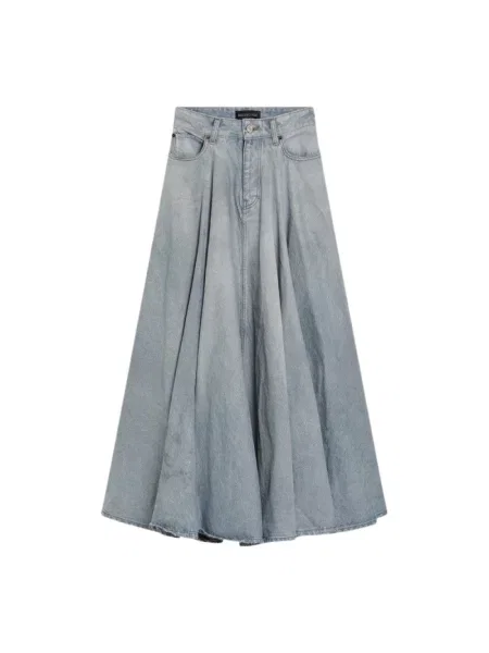 Spódnica maxi Balenciaga niebieska