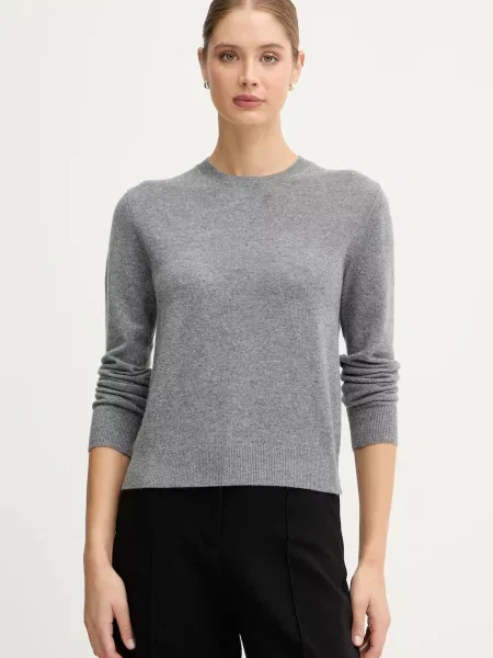 United Colors of Benetton sweter kaszmirowy lekki szary