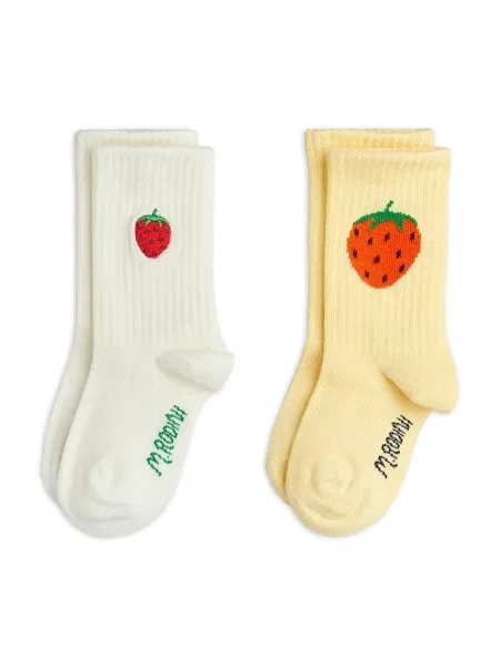 Mini Rodini шкарпетки дитячі Strawberry 2 шт.